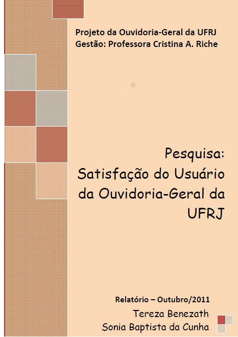 Pesquisa: Satisfação do Usuário da Ouvidoria-Geral da UFRJ